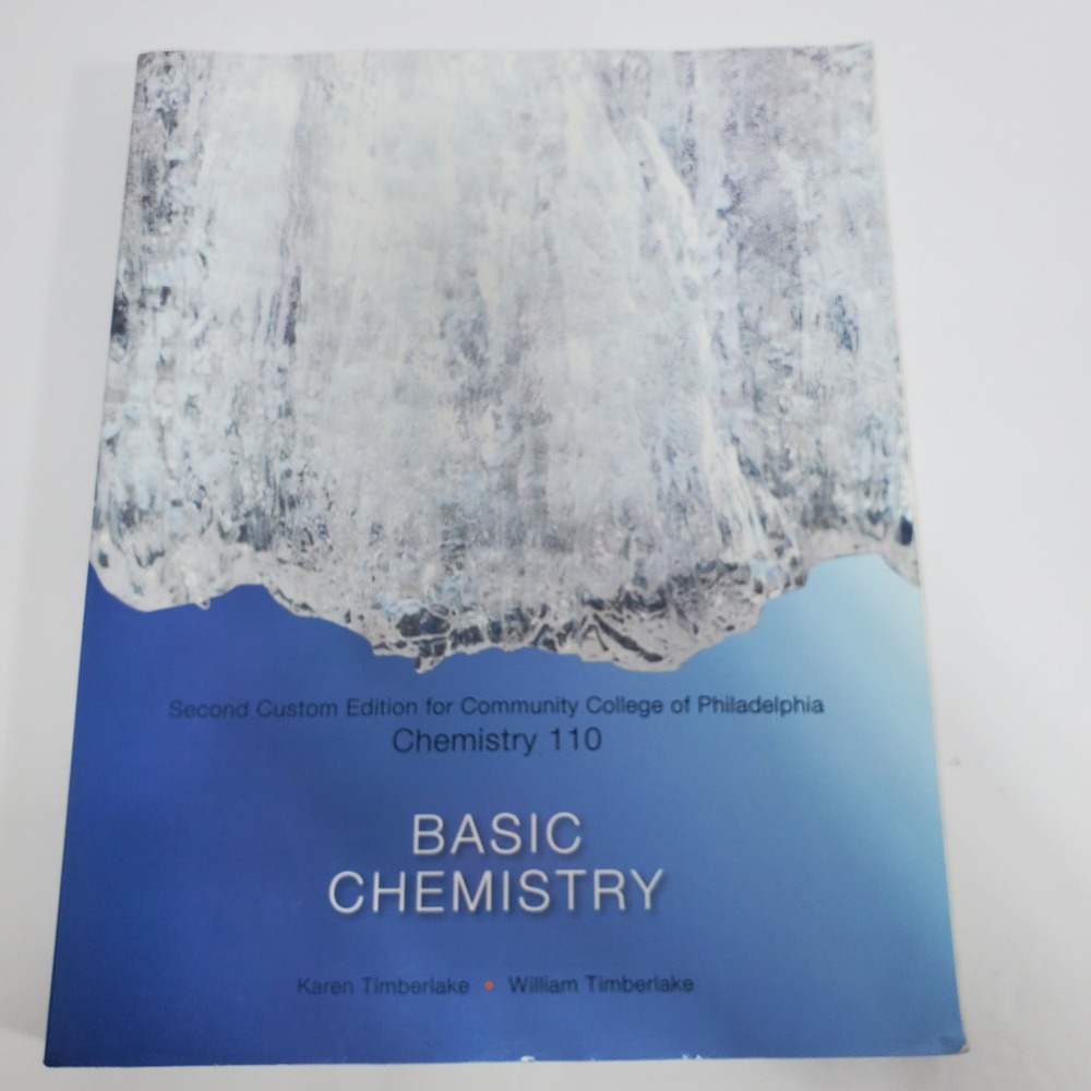 Pearson Basic Chemistry Textbook CCP Chemistry William Timberlake